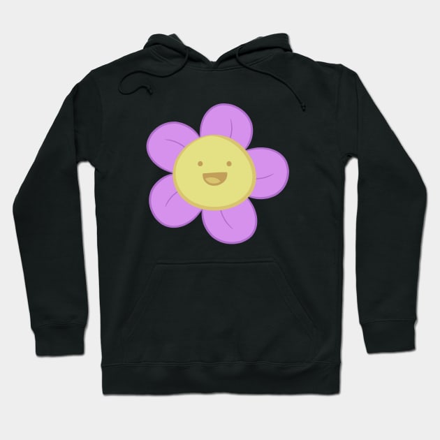 Cute Smiling Flower Hoodie by Zeeph